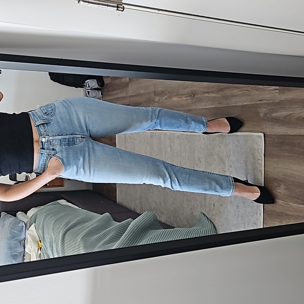 Levi's 501 S Skinny High Waist Light Wash Jeans W 25 L 28